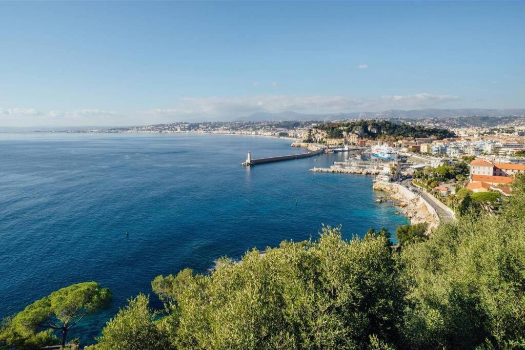 Appartement 2 Chambres Refait A Neuf, Climatise, A 2 Min De La Mer 尼斯 外观 照片