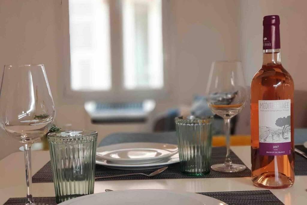 Appartement 2 Chambres Refait A Neuf, Climatise, A 2 Min De La Mer 尼斯 外观 照片